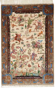 Ghom Tappeto persiano 150 x 100 (Iran) Annodato A Mano