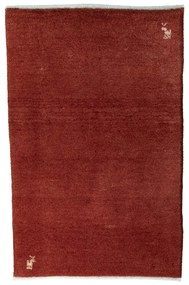 Gabbeh Tappeto persiano 60x90 Rosso (Iran) Annodato A Mano