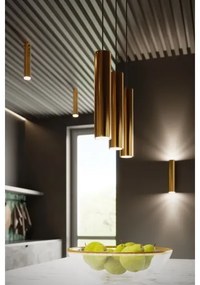 Sollux SL.1200 - Lampadario a sospensione con filo LAGOS 1xGU10/10W/230V oro