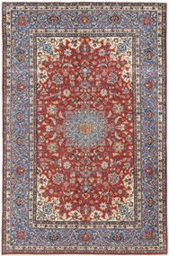 Isfahan Tappeto 150 x 240 (Iran) Annodato A Mano
