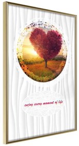 Poster  Heart Tree II  Cornice Quadri Cornice d'oro, Larghezza x Altezza Home decor 20x30