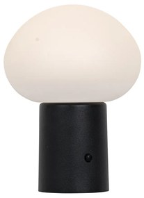 Set di 2 lampade da tavolo LED ricaricabili Fungo Nero - Louise
