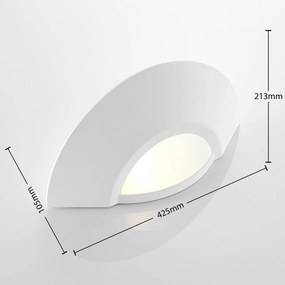 Lucande Wilka applique di gesso