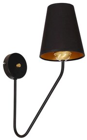 Applique VICTORIA 1xE27/60W/230V nero