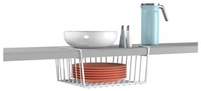 Cestino in acciaio sospeso - Metaltex