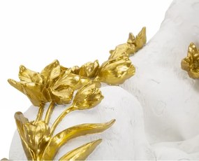 Leopardo White/Gold Cm 53X21,5X24