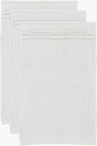 Set di 3 asciugamani ospite in cotone Sheer