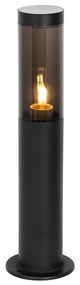 Lampada da palo moderna per esterni nera 45 cm IP44 - Rox