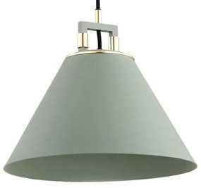 Argon 4916 - Lampadario a sospensione con filo ORTE 1xE27/15W/230V verde