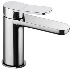 Rubinetto per lavabo a canna bassa getto aerato San Babila argento cromato lucido PALAZZANI H 15.9 cm