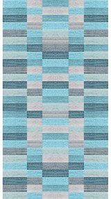 Tappeto blu lavabile 50x80 cm Hali – Vitaus