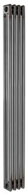 Radiatore acqua calda Comby in acciaio 3 colonne, 4 elementi, interasse 1735 mm, grigio