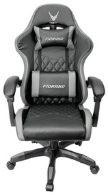 Sedia gaming FIORANO nero/grigio