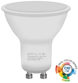 Lampadina LED ECOLINE GU10/6W/230V 4000K CRI 92 - Brilagi