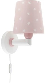 Dalber 82219S -  Applique per bambini  STAR LIGHT 1xE27/60W/230V rosa