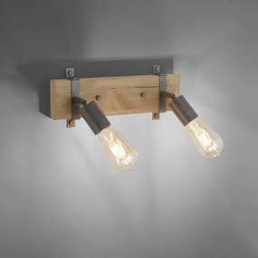 Leuchten Direkt 13472-79 - Luce Spot da parete SLAT 2xE27/40W/230V