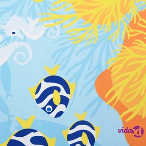 vidaXL Tappeto Stampato Multicolore 80x150 cm in Tessuto
