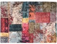 Tappeto Lavabile Patchwork 120x180 cm Multicolore Antiscivolo 337966