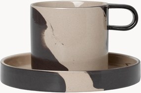 Tazza con piattino Inlay
