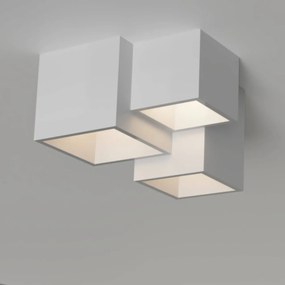 Applique da Soffitto in Gesso Pitturabile H150mm 3xGU10