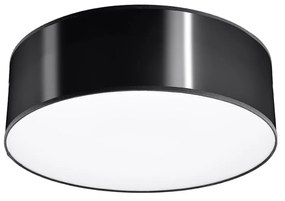 Apparecchio da soffitto nero Atis - Sollux