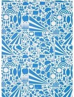 Tapete gravity von Ferm Living - blue/ white