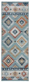 Passatoia blu per esterni 80x230 cm Avery Blue - Flair Rugs