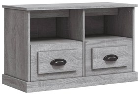 Mobile porta tv grigio sonoma 80x35x50 cm in legno multistrato