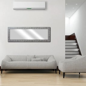 Specchio Osakan rettangolare in legno bianco 57 x 157 cm