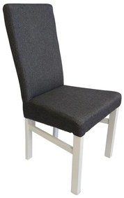 Sedia da pranzo ALISON grigio/bianco