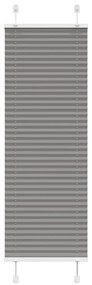 Tenda Plissettata Antracite 50x150 Cm Larghezza Tessuto 49,4 Cm /