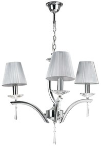 Lampadario Orchestra, Classico Colore Cromo 40W