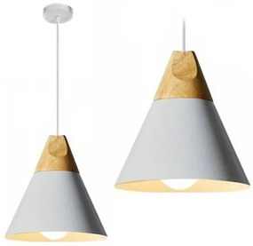 Lampada da soffitto SCANDI C Grigia