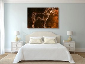 Quadro su tela – Cavallo astratto