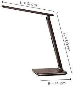 Paul Neuhaus 4595-23 - Lampada LED dimmerabile con ricarica wireless LED/5W/230V