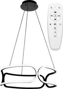 Lampada da soffitto LED APP790-CP TRIO BLACK