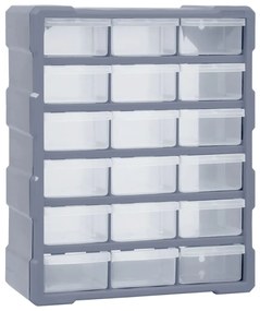 Mobile Contenitore Con 18 Cassetti Medi 38x16x47 Cm /