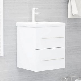 Mobile Lavabo Bianco 41x38,5x48 Cm İn Legno Multistrato /