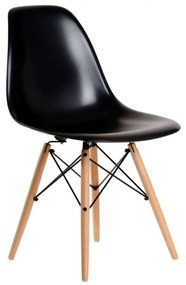 JULIETTE - sedia stile nordico con gambe in legno set da 2