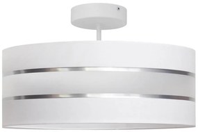 Lampadario a sospensione con supporto rigido HELEN 3xE27/15W/230V bianco/cromo lucido
