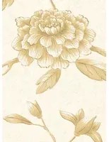 Lewis & Wood Carta da parati Jasper Peony - Buttermilk Reverse