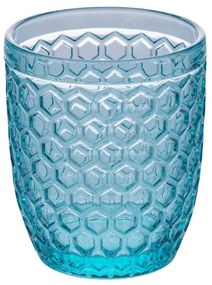 Geometrie Ocean - Set 6 Bicchieri Acqua 350 ml - Vetro Colorato -