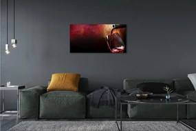 Quadro su tela Vino rosso 100x50 cm