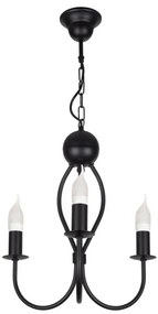 Lampadario a sospensione con catena ARTHUR 3xE14/40W/230V