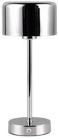 Lampada da tavolo dimmerabile a LED in argento lucido (altezza 30 cm) Jeff - Reality