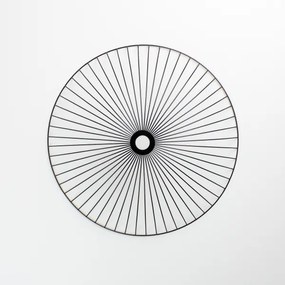 Brilagi - Plafoniera LED CERIA WIRE 1xE27/40W/230V Ø 60 cm nero