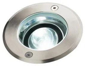 Faretto da incasso con fonte luminosa orientabile Modulo LED BASCU argento Ø 10.8 cm Luce bianco naturale