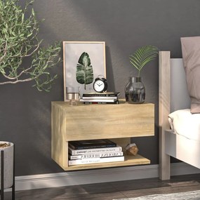 Comodino A Parete Rovere Sonoma /