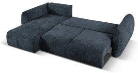 Divano angolare blu scuro (angolo sinistro) Matera - Cosmopolitan Design