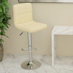 Sgabello Da Bar Crema İn Tessuto /